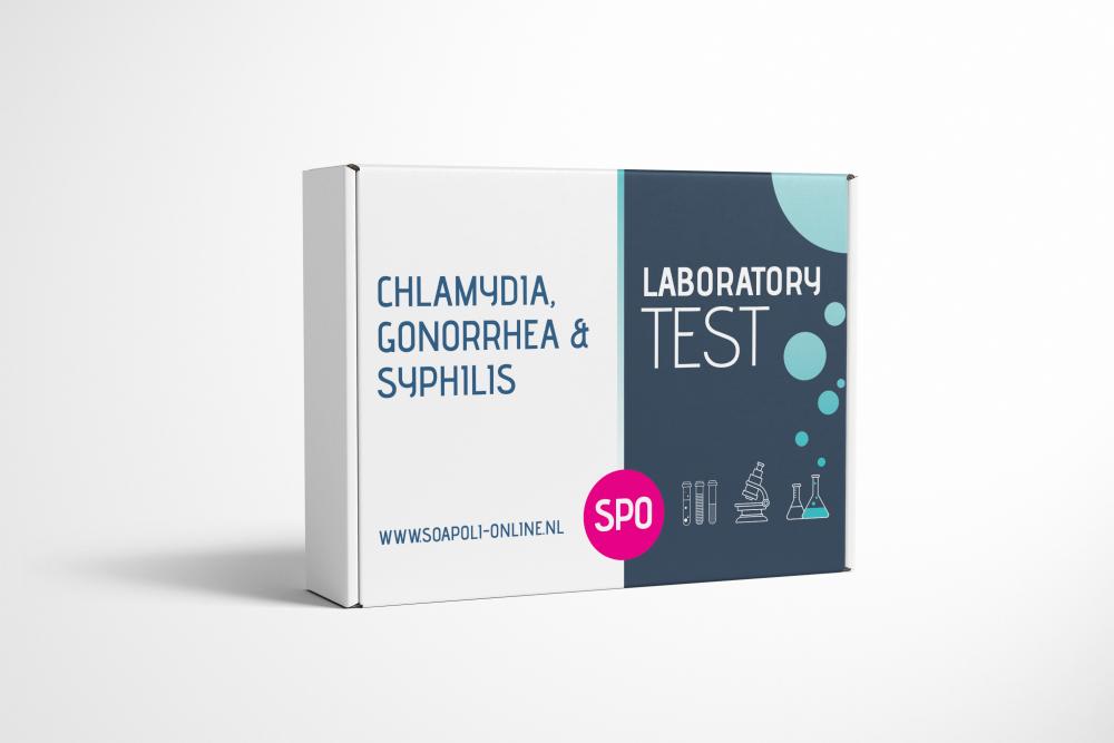 Combination STI test kit for women 3-in-1