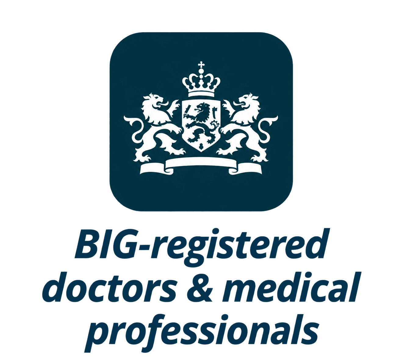 BIG-registered doctors and medical professionals