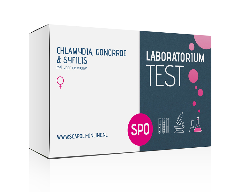 Combinatie testpakket voor de vrouw met chlamydia, gonorroe en syfilis