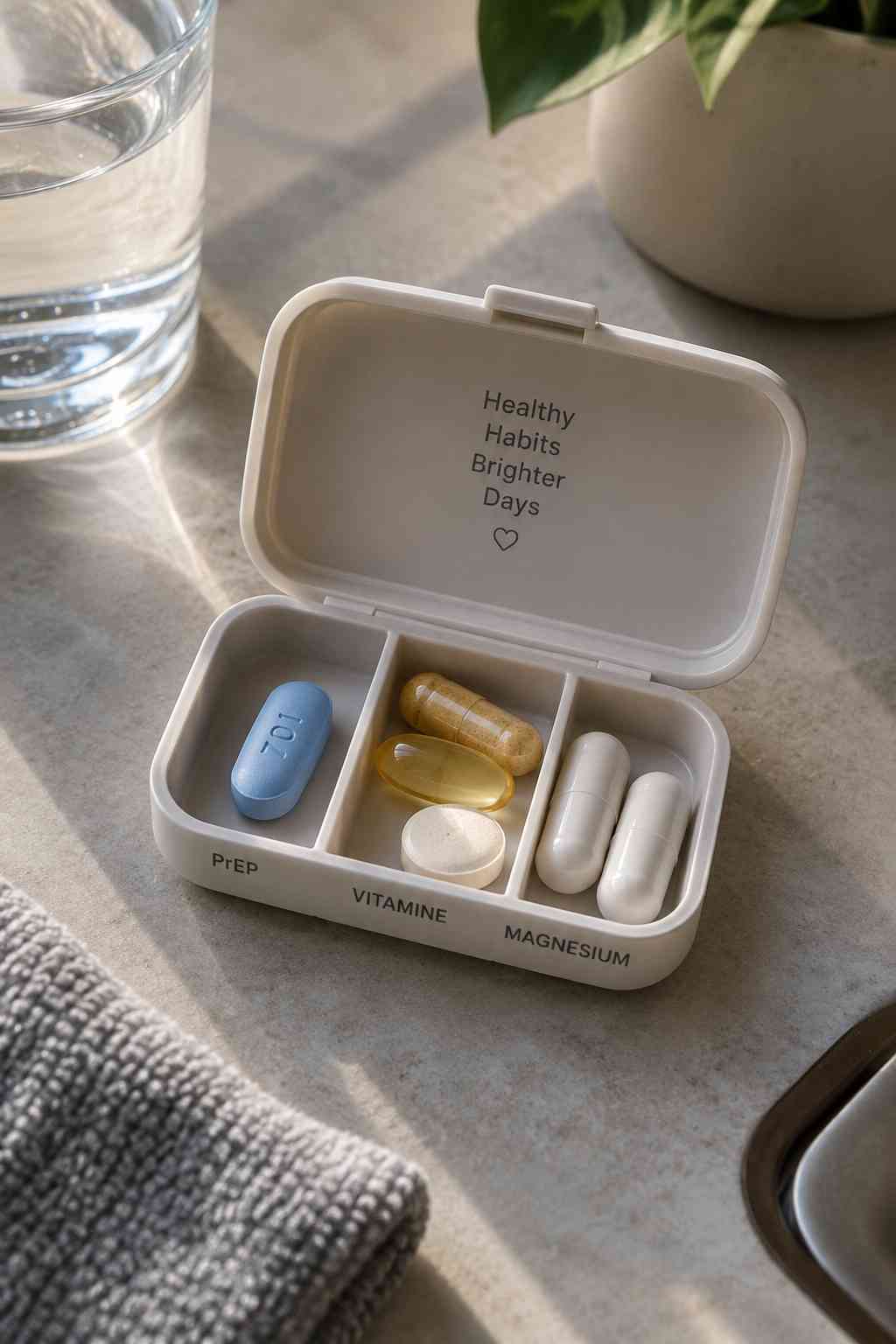 Pillenbox für die tägliche PrEP-Einnahme