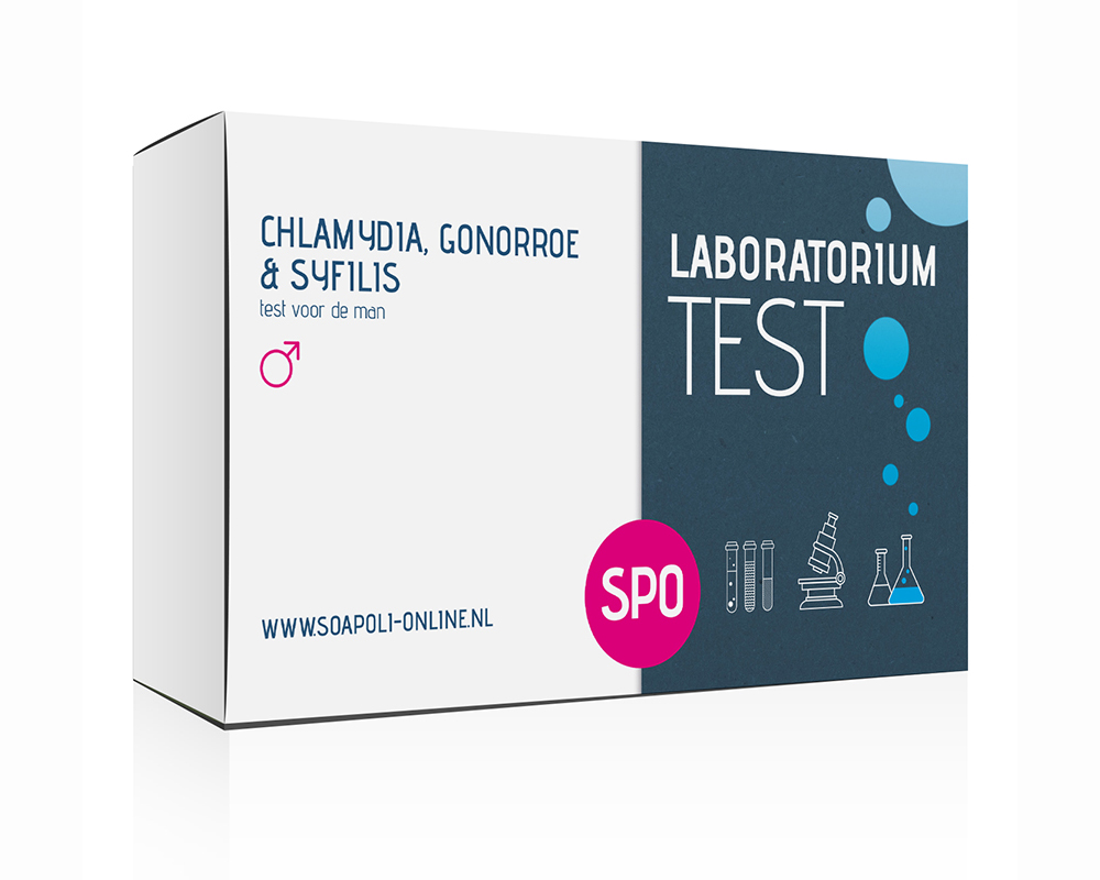 66 combinatie soa testpakket met chlamydia gonorroe en syfilis