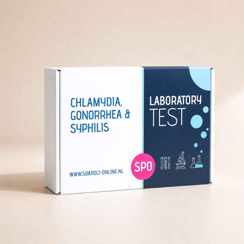 Combination STI test kit for men 3-in-1